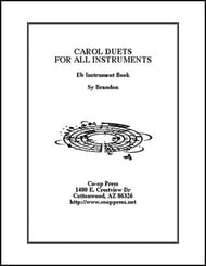 carol duets for all instruments Eb book P.O.D. cover Thumbnail